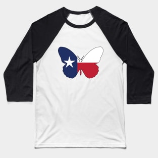 Texas Butterfly Baseball T-Shirt